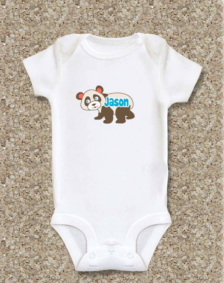 Baby Clothes, Baby Onepiece, Personalized, White Cotton Onesie Short Sleeve, Bodysuit, Baby Shower