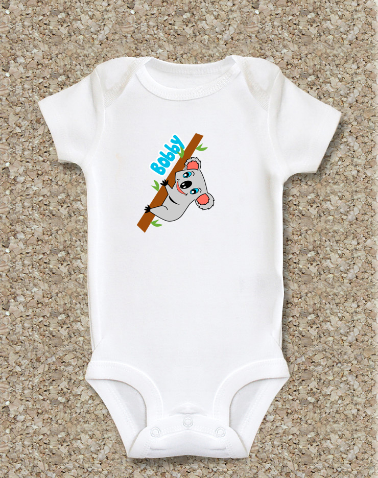 Baby Clothes, Baby Onepiece, Personalized, White Cotton Onesie Short ...